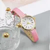 Women's Thin Strap Simple Roman Scale Quartz Belt Student Watch Female