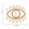 Зеркала из ротанга, инновационное художественное украшение, зеркало для макияжа в форме глаз, туалетное настенное зеркало, украшение для дома