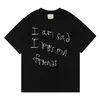 Yaz Tshirt Erkek Tasarımcı T-Shirt Adam Giysileri Yuvarlak Boyun Mektup Baskılı Kutup Tarzı Yaz Giyim Sokak Saf Pamuk