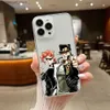 Mobiltelefonfodral Anime Jojos Bizarres Adventures Telefonfodral för iPhone 15 14 13 12 11 XS Pro Max X XR 6 7 8 Plus Soft Silicone Transparent Capay240325