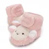 Buty Baby Girls Boys Snow Sole Sole Sole Cartoon Sheep Non-Slip First Walker Buty Niemowlę Zimę