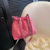 Projektant Luksusowe modne torby na ramię Koreańska wersja Lingge Lucky Bag Design for Womens Bag Instagram z wysokim eeld Rawstringb Ucketb Agf Ashionables Mall