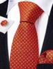 Nekbanden ontwerper blauw rode geruite stropdassen voor mannen zijden stropspiegel vierkante manchetknopen set bruiloft cadeau feest Barrywang clip broches 6332 y240325