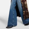 Damesjeans Y2k hoge kwaliteit lente taille puur katoen gewassen noodlijdende mode gedragen casual bell bottoms