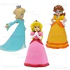 Action Toy Figures 3 styles Bros Figures Peach Princess Daisy Rosalina Beauty Anime Action PVC Toys Figures Game Doll Gifts For Kid T240325