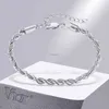 Chaîne Vnox 2/3/4/5mm hommes chaîne torsadée bracelet or acier inoxydable maillon de chaîne réglable minimum bijoux en métal 24325