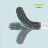 Brosses ECOCO brosse de toilette ménage sans angle mort longue poignée toilette artefact mural Silicone brosse de toilette accessoires de salle de bain