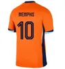 2024 2025 Nederland Voetbalshirts REIJNDERS AKE MEMPHIS KOOPMEINERS F. DE JONG WEGHORST DE LIGT XAVI GAKPO FRIMPONG MALEN Nationaal team voetbal heren kindershirt