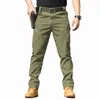 Utomhusbåge Taktiska byxor Stretch Fabric City Secret Service Pants Militära fans Multi Pocket Workwear Pants C6DO#