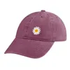 Berets Cute Daisy Print Cowboy Hat Custom Man For The Sun Baseball Men Women's