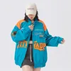 Giacca bomber da corsa da uomo primavera per ragazze Americano Streetwear Harajuku Fi Nuovo in tuta sportiva Coppia casual Varsity Giacche k06K #