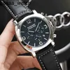 Quality Panerass Watch 2024 High Designer Classic Men Leather Waterproof Chronograph Business Jam Yfql