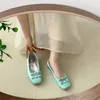 Casual Shoes Women Flats Ballerina Sweet Bow-Knot Ladies Square Toe Grunt Ballet Female Slip On Loafers