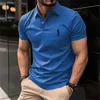 Vêtements de sport de golf en plein air Fi Simplicity Harajuku Polo T-shirt pour hommes Été Vente chaude Chemise à manches courtes Lâche Revers Top 53eQ #