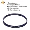 Bracelets Achetez 100 obtenez 200pcs 6 mm en gros en silicone bracelet flexible bracelet 1/4 "bracelet bracelet sport décontracté pour hommes