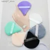 Sponges Applicators Cotton OGEYERO Velvet Triangle Powder Bubble Makeup Sponge Used for Facial Eye Contour Shadow Sealing Cosmetic Basic Makeup Tools Q240325