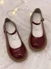 Sapatos casuais kawaii doce mary janes feminino verão vintage dedo do pé redondo elegante senhoras cor pura moda casual plana 2024