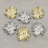 Arrivo 29x32mm 100 pz Ottone Fascino Fiore Pendenti Per Collana Fatta A Mano Orecchini FAI DA TE Parti di Risultati Dei Monili Componenti 240309