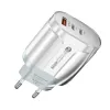 40WデュアルPDタイプC充電器QC 3.0高壁充電器Quick Charge USB C電話充電電源アダプターSAMSUNG S24 S23 iPhone Xiaomi Huawei