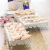 Figurines décoratives Table à dessert présentoir plateau à gâteaux Buffet pause thé Dim Sum