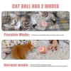 Toys USB Rechargeable Cat Dog Ball Toy Automatic Rolling Smart Interactive Training Selfmoving Kitten Toys for Pet Indoor Playing