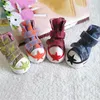 Hundkläder 4st/Set Pet Shoes Small Puppy Boots Star Style Fashion Canvas S-XXL Size Supply Product