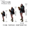 Anime Manga OceanCosmos miniatures Original Mountain climbing girl hunter Sexy Girl Resin unpainted Model kit figure GK yq240325