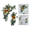 2 Piece Wedding Bouquets Wedding Queue Arch Bakgrund Decoration Wedding Pography Flower Stand Accessories 240321
