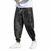 Chinese Traditial Dr Retro Borduren Plus Size Casual Broek Mannen Kleding Stijl Losse Harem Joggers Oversized Broek Y0QW #