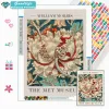 Stitch 5D Diamond Painting William Morris Flower Art Tree Picture Of Rhinestones Embroidery Cross Stitch Home Decor New Collection 2022