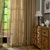 Curtains Coffee Curtain Noble Window Tulle Curtains Voile Sheer Curtains for Living Room Bedroom Hotel Modern Style Cortina Home Decor