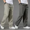 Mens Overall Cotton Cargo Pants Casual Sports Pants Stretch Waist Work Practical Dunarees Black Gym Jogger Trousers 240325
