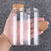 Jars 50pcs 150ml 47*120mm Glass Empty Bottles With Cork Stopper Glass Vessels Spice Jars Message Bottles For Wedding Favors