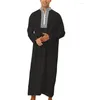 民族服イスラム教徒のファッション中東jubba thobe for men cluditional with pocket male saudi caftans kaftan robeアラビア語