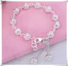 Chain Beautiful Crown Bracelet Beautiful Fashion Wedding Party Silver Cute Fox Lady Beautiful Ball Womens Jewelry Bracelet LH014 24325