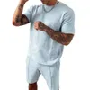 Ins Short Sleved Shorts Dwuczęściowy trend Casual Sports Men's Set