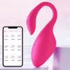 9 Frekvens Wearable Vibrator App Remote Control Clitoral Stimulator Mini Massager Laddningsbara vuxna sexleksaker för kvinnliga par 240312
