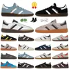 Handebol Spezial Núcleo de Alumínio Preto Claro Rosa Ártico Noite Sapatos Casuais Homens Mulheres Brilhante Luz Azul Marinho Gum Branco Sombra Marrom Cinza Tênis