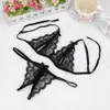 Sexy set dames ondergoed set dames sexy ondergoed kanten holle ondergoed g-string ondergoed c24325