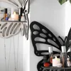Уникальная плавающая угловая полка для хранения на кухне, привлекательная стена-бабочка для демонстрации богемного дисплея