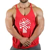 2021 Gym clothing cott singlets Men's Undershirt bodybuilding tank top men fitn shirt muscle guys sleevel vest Tank tops v4c1#