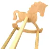 Toys Chicken Roosting Bar Perch Rocking Horse Bird Toy for Coop Strong Wooden Chicken Swing Ladder for Parrots Baby Chicks Coop Chook