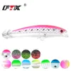 FTK 11 Kleuren Zinken Aas Vissen Lokken Minnow 23g120mm Jigging Sepia Inktvis Haak Zeebaars Harde Kunstmatige 240312