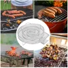 Meshes Edelstahl-Netzplatte, BBQ-Grill, geräucherter Netzkorb, runder Kaltgenerator, Outdoor-Raucher-Grillzubehör