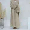 Roupas étnicas Moda Bordado Abaya Kimono Oversized Muçulmano Feminino Comprimento Total Robe Outerwear Serviço de Adoração Ramadã