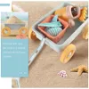 Push Car Sand Toy Пляжная детская игрушка Забавная уличная игрушка для песка Раздвижная игрушка-тележка 240321