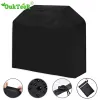 Verktyg BBQ GRILL COVER Vattentät grill Cover Anti Dust Rain UV Gas Charcoal Electric Barbecue Accessories Outdoor Garden 6 Storlekar