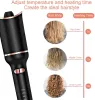 Ferri per capelli Ferro arricciacapelli Bigodino per capelli multiautomatico LCD Ceramica rotante per capelli Waver Magic Curling Wand Ferri Strumenti per lo styling dei capelli