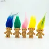 Figurines d'action 10 pièces/pack Mini poupée Animation personnages d'action cheveux colorés membre de la famille modèle série jouets pour enfants cadeaux pour enfants NostalgiaC24325