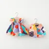 Giyim Setleri Yaz Bebek Kızlar Askı Üst Renk Eşleşen Çiçek Yelek Çocuklar Rahat Pantolon Küçük Çocuk Giysileri Takım